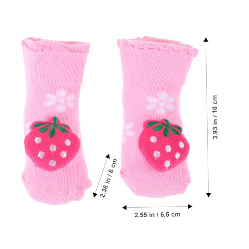 FRCOLOR Cotton Non Slip Floor Socks Warm Skid Socks for Boys Months Soft Breathable Autumn Winter Gift3