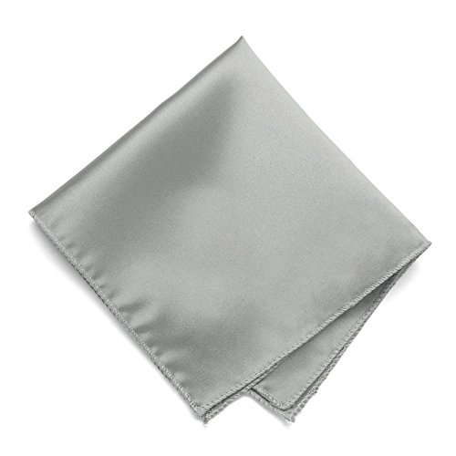 Image of tiemart Solid Color Pocket Squares for Men | For Suits, Perfect for Wedding Parties, 12 x 12 inch / 30 x 30 cm