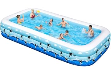 inflatable pool in garage