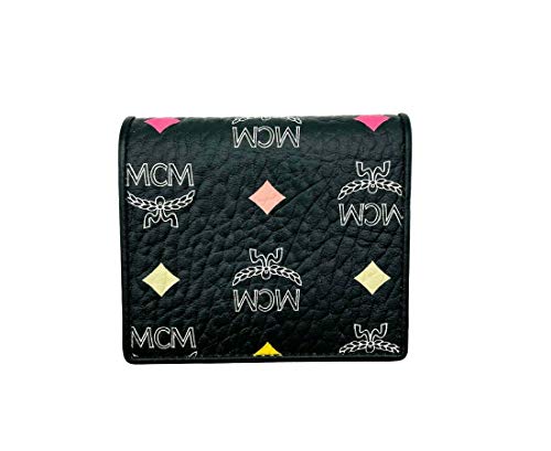Mcm Men's Black Spectrum Diamond Rainbow Logo Visetos Id Wallet Mysaasv01 #TOP12
