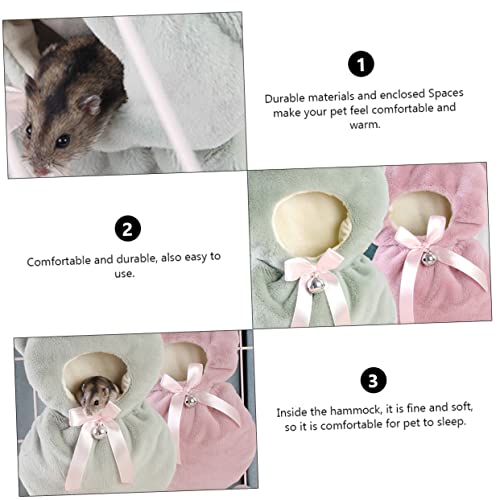 Balacoo 1Pc Ninho Pendurado Em Forma De Gato Acessórios Para Gaiola De Cobaia Furão Rede Hamster Cab