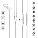 ROCUSO Noise-Isolating Musician's in Ear Monitor, Wired Over Ear Stereo Bass Headphones with Microphone, Waterproof Sport Earbuds for Running, Jogging, Gym, Clear