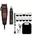 Produktbild WAHL Groom Ease Haarschneidemaschine und Nasen-Ohrenschneider, kastanienbraun, 18-teiliges Geschenkset