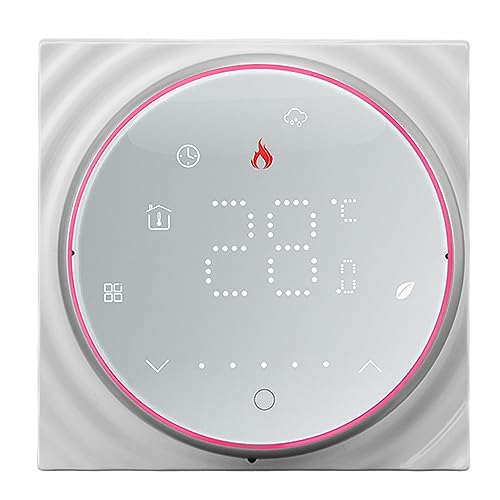 Thermostat intelligent LED programmable 7 jours sans fil AUNMAS