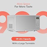Cookology CAFMIC28LSIL Combi Microwave with Air Fryer & Grill - 900W Power 28L Capacity - 9 Preset Cooking Programs & Quick Defrost - Space-Saving Design - Family‑Size Capacity - Silver - Image 5