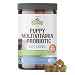 Puppy Vitamins and Supplements, Dog Multivitamin -120 Grain-Free Multi Vitamin Treats - Multivitamins for Puppies + Glucosamine Chondroitin MSM Joint Supplement Omega 3 Salmon Oil Probiotics for Dogs