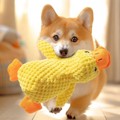 Speedy Panther Hundespielzeug aus Plüsch für kleine Hunde, Enten-Quietsch-Hundespielzeug, weiches...