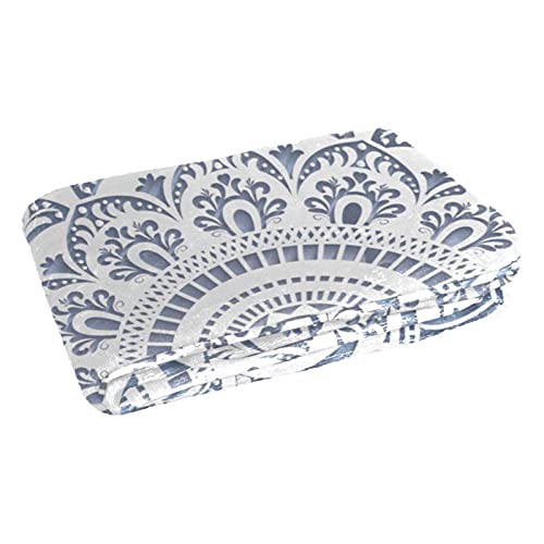 Couverture mandala douce pour des moments cocooning chaleureux - 3