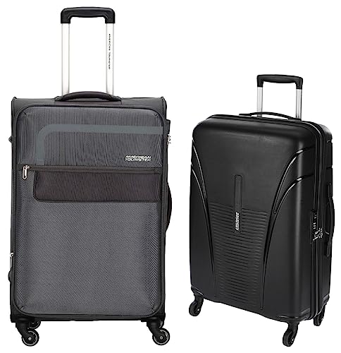 Image of American Tourister Ivy Polypropylene 68 cms Black Hardsided Check-in Luggage (FO1 (0) 09 002)