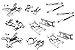 Integy RC Model C28832SILVER Billet Machined Conversion Kit for Losi 1/5 Desert Buggy XL-E