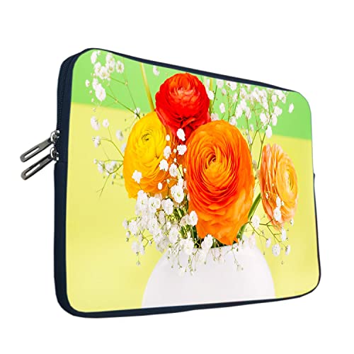 Image of TheSkinMantra Chain Laptop Sleeve Bag Compatible with Laptop /Macbooks /Chrombook /Notebook /Zbook (13.3 Inch [Chain], Fresh Rose)