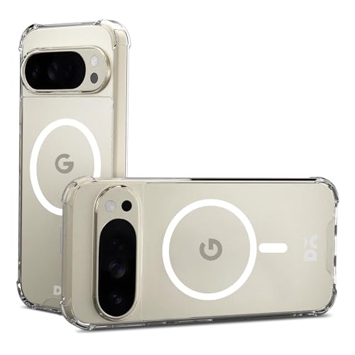 Image of DailyObjects Clear Magnetic Phone Case Cover Compatible with Google Pixel 10 Pro XL | Wireless Charging Slim Back Cover | 2 Layer Edge Protection & Shockproof