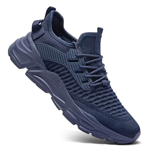Image of Men's Slip on Walking Shoes Tennis Running Sneakers Lightweight Breathable Casual Soft Sole Comfort Work Gym Trainers