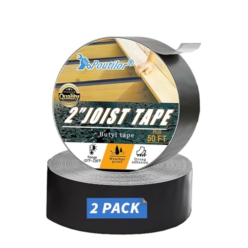 Poutilor Butyl Joist Tape for Decking, Deck Joist Tape 2