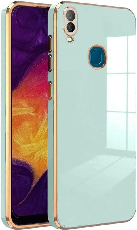 Exotic Flourish Compatible with Sammsung Galaxy A30 Electroplated Chrome 6D Back Case Cover |Camera Protection|Shock Proof|Slim Fit (Green) (B0BX45FGST) Amazon Price History, Amazon Price Tracker