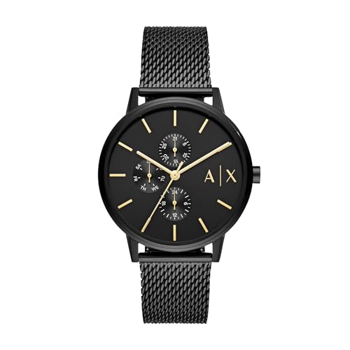 Image of Armani Exchange Men's Black Dial Analog Watch (AX2716)