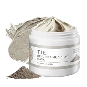 TJE Dead Sea Mud Mask for Face, Deep Cleansing Facial Clay Mask for Acne, Blackheads, Minimize Pores, Moisturizing, Purifying Clay Mask for Dull & Tired Skin, Natural Skin Care for Women and Men