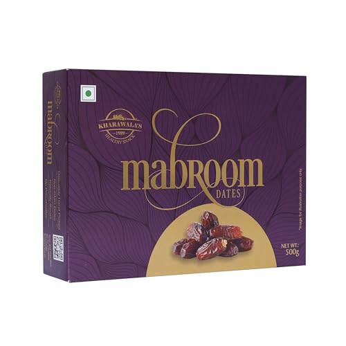 Image of KHARAWALA's Mabroom Dates 500gms | Fresh & Authentic dry Dates