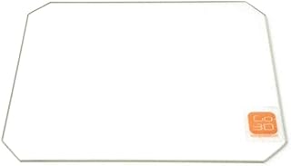 GO-3D PRINT 130mm x 160mm Borosilicate Glass Plate Bed Flat Polished Edge w/Corners Cut for Monoprice MP Select Mini 3D Print