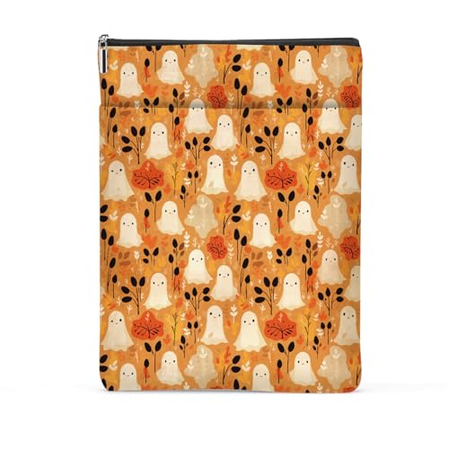 Custodia per libri in stile retrò autunnale per Halloween e Ringraziamento per in brossura graziosa custodia per con fantasma regalo per amanti dei per donne lettori