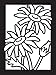 Wildflowers Mini Stained Glass Coloring Book: See-Through Paper Glows In Your Window! (Dover Little Activity Books: Flowers)