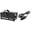 Showlite SN-400 rookmachine 400 W met afstandsbediening (slechts 3 minuten opwarmtijd, 56 m³/min mistuitstoot, 3,5 m sproeiafstand) zwart