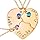 Gredstar BFF Necklace -Split Heart Necklace Best Friend Necklace, Friendship Necklace Set Puzzle Matching Necklaces Friendship Jewelry for Sister