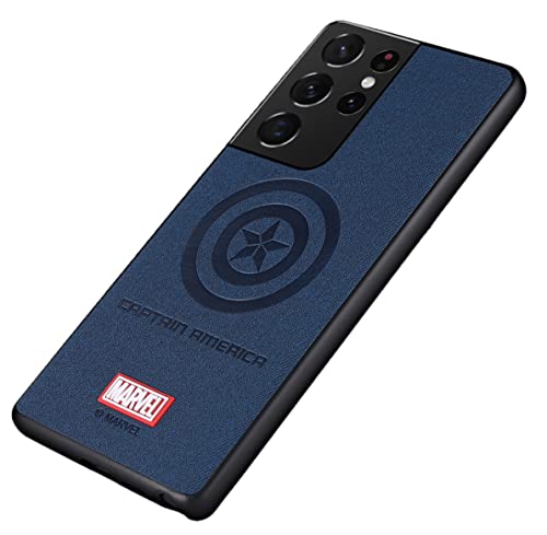 Iron Spider Case For Galaxy S21 Ultra, With Superhero Character, Compatible Samsung S21 Ultra Leather Case Blue For Man & Women #TOP2