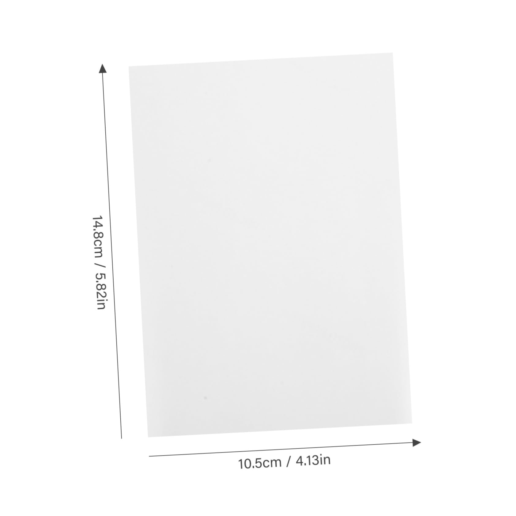 MAGICLULU Carta Fotografica Autoadesiva Bianca Formato 100 Fogli Alta Brillantezza per Stampanti Fotografiche e Uso Quotidiano in Album Fotografici