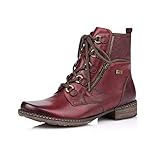 Remonte D4358 Mujer Botines,Botas chukka,Botas Chukka,Media Botas,Botas con cordones,Impermeables,Tex,Damenschuhe,señora,vino/vino / 35(Rojo)