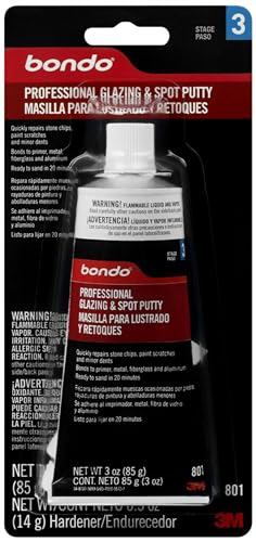 Bondo Professional Glazing and Spot Putty, 00801, 3.0 oz