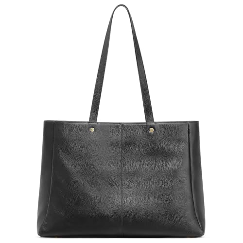 Bolso Tote de cuero suave para mujer Kattee miniatura 7