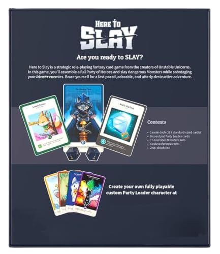 Image of Tickles Here to Slay Fantasy Adventure Strategy Card Game | Perfect Group Game for Game Nights, Parties & Gatherings (Ages: 10+ Years, Players: 2-6)