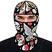 Women’s Fashion Balaclava Scarf Vintage Rock Snake Knife Wild Eagle Rose Skull, Sun Defense Head Cover for Daily Use, Casual Outdoor, Lightweight Stretchy Face Mask Gaiter