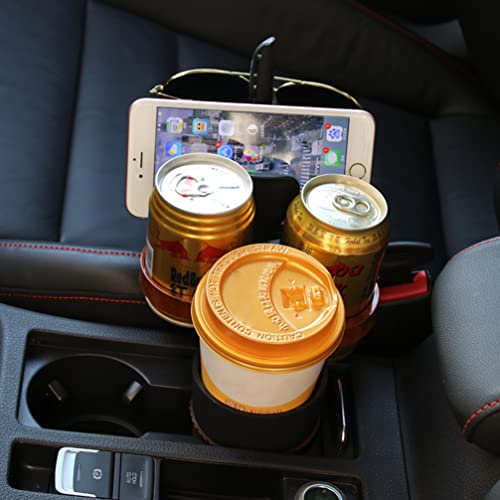 FAVOMOTO Suporte de copo de carro adaptador expansor ajustável suporte de copo suporte de telefone c