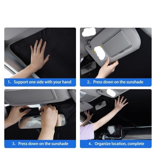 Pare soleil pliable Ford Explorer protection bloque les rayons - 4