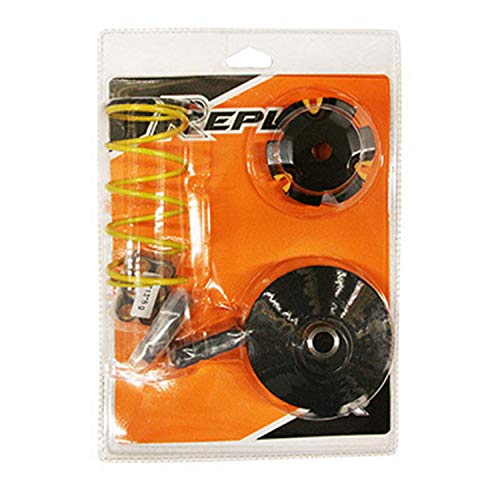 Variateur MBK 50 Booster Stunt et Yamaha Aerox Black Edition avec ressort et galets