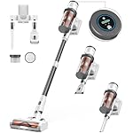 Cordless Vacuum Cleaner, 40Kpa Vacuum Cleaners for Home, Max 50 Mins Runtime, Anti-Tangled Stick Vacuum, Lightweight Vacuum for Carpet, Hard Floor