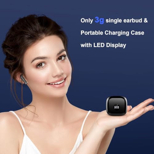 Image of Wireless Earbuds, Bluetooth 5.4 Ear Buds, 32 EQs via App, 6D Bass Stereo