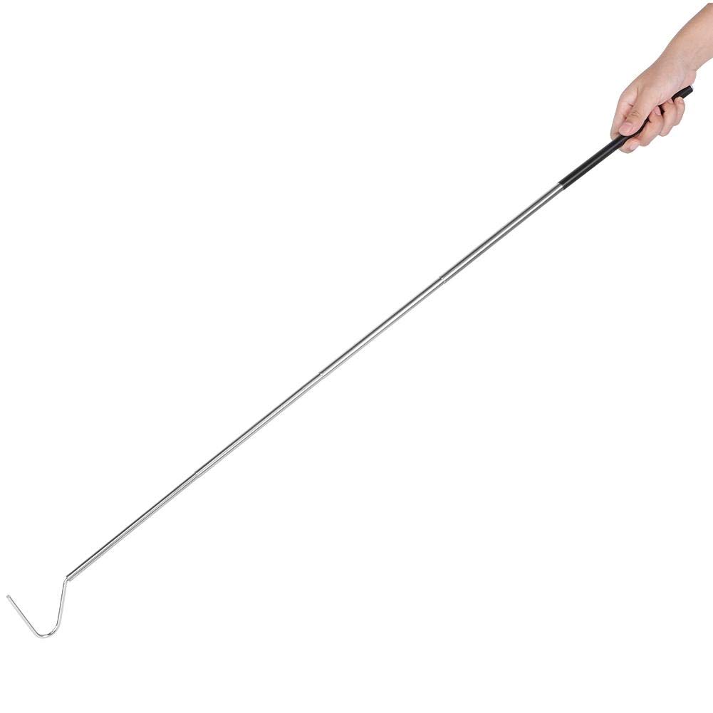 Teleskop-Edelstahlfänger-Reptilienfänger, erweiterbarer Schlangenfänger der Schlange, Fanghaken-Werkzeug Haustiere für Reptilien 100CM