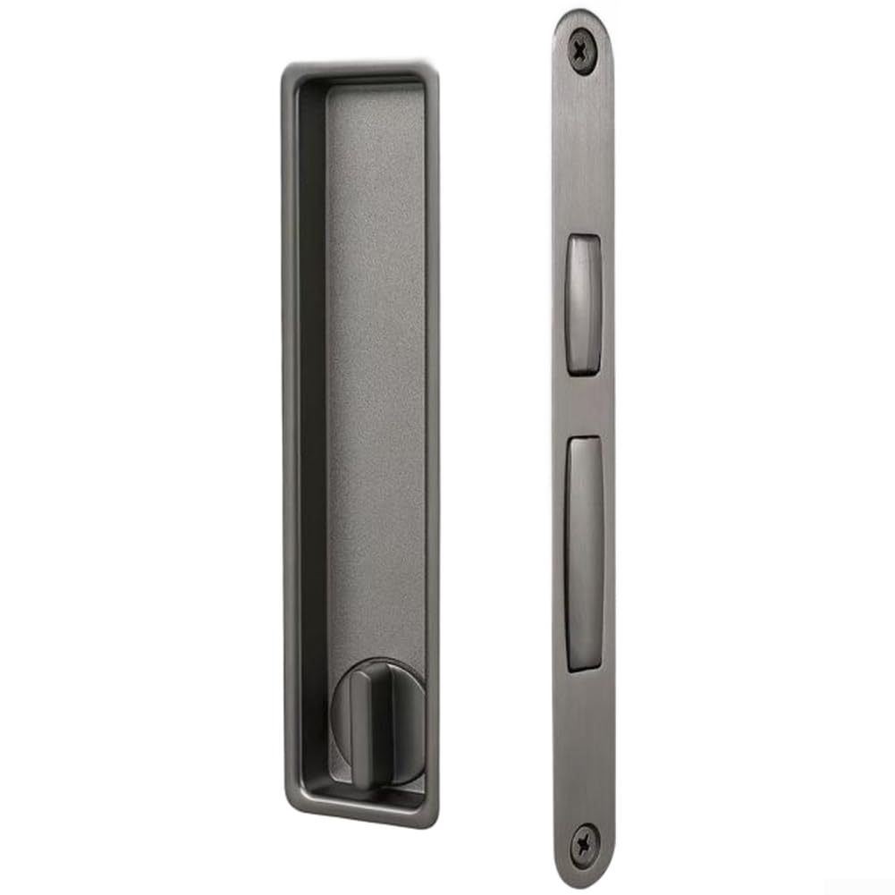 Zinklegierung Schiebetürschloss 15.8cm Push-Open(Gold)