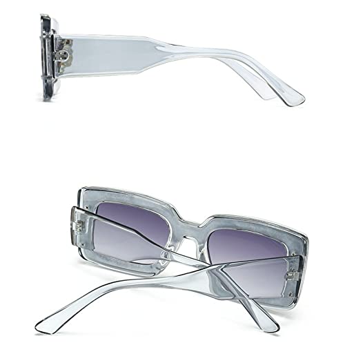 Image of Fashion Square Sunglasses For Women Men Rivet Decoration Luxury Ladies Sun Glasses UV400 Shades Lady Leopard Eyewear