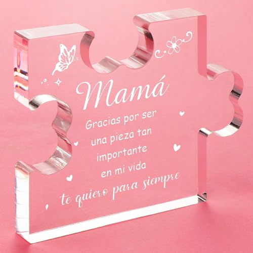 Presente mãe, presente mãe de aniversário, ornamentos de acrílico presentes para mãe, presente para mãe, presente para mãe, presente de dia da mãe, presente de aniversário - 1