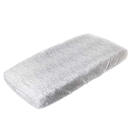 Premium Knit Changing Pad Cover by Copper Pearl: Soft, Stylish, and Universal Fit for All Standard Diaper Changing Pads, Trendy Design Changing Pad Covers, Asher