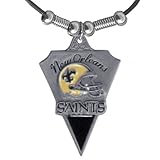 NFL Siskiyou Sports Fan Shop New Orleans Saints Classic Cord Necklace 28 inch Team Color