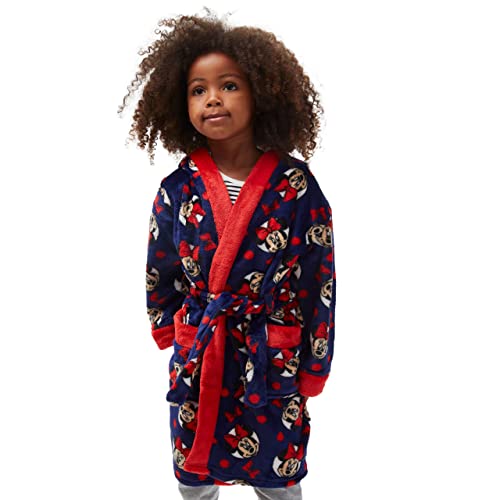 Disney Girls Minnie Mouse Robe Blue Size 5 #TOP2