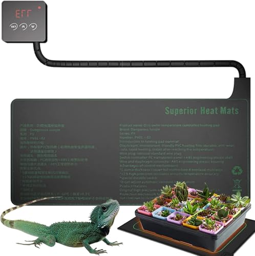 Alfombrilla térmica para reptiles con temperatura ajustable