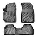 fussmattenprofi.com 3D Gummimatten Set für KIA Soul III (3.Gen) Baujahr ab 2020 | Extra Hoher Rand Allwetter Auto Fussmatten I TPE Geruchlos rutschfest I Einfache Reinigung Fußmatten Zubehör