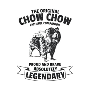 Chow Chow retro vintage classic: 6″x9″, Notes, Notebook, Journal, Diary, 120 Pages lined, Paperback Cover