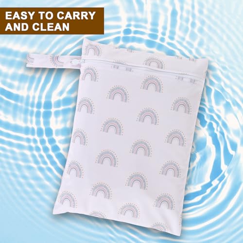 Miniatura 5 de 3 Bolsas De Almacenamiento Con Cremallera Para Ropa Húmeda, Impermeable, Gran Capacidad, Reutilizables, Para Ropa Húmeda, Trajes De Baño Portátiles Para Trajes De Baño, Pañales Para Bebés